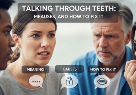 talking through teeth