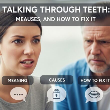 talking through teeth